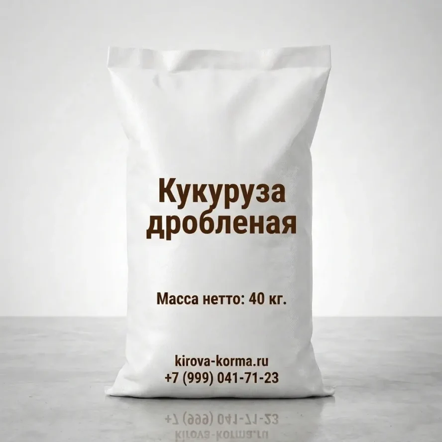 Кукуруза дроблёная 40 кг