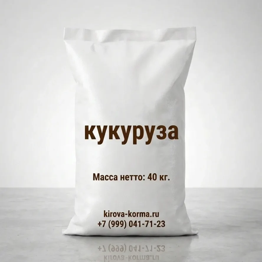 Кукуруза фуражная (цельная) 40 кг